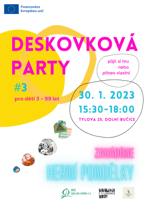 Deskovková párty 30. 1. 2023